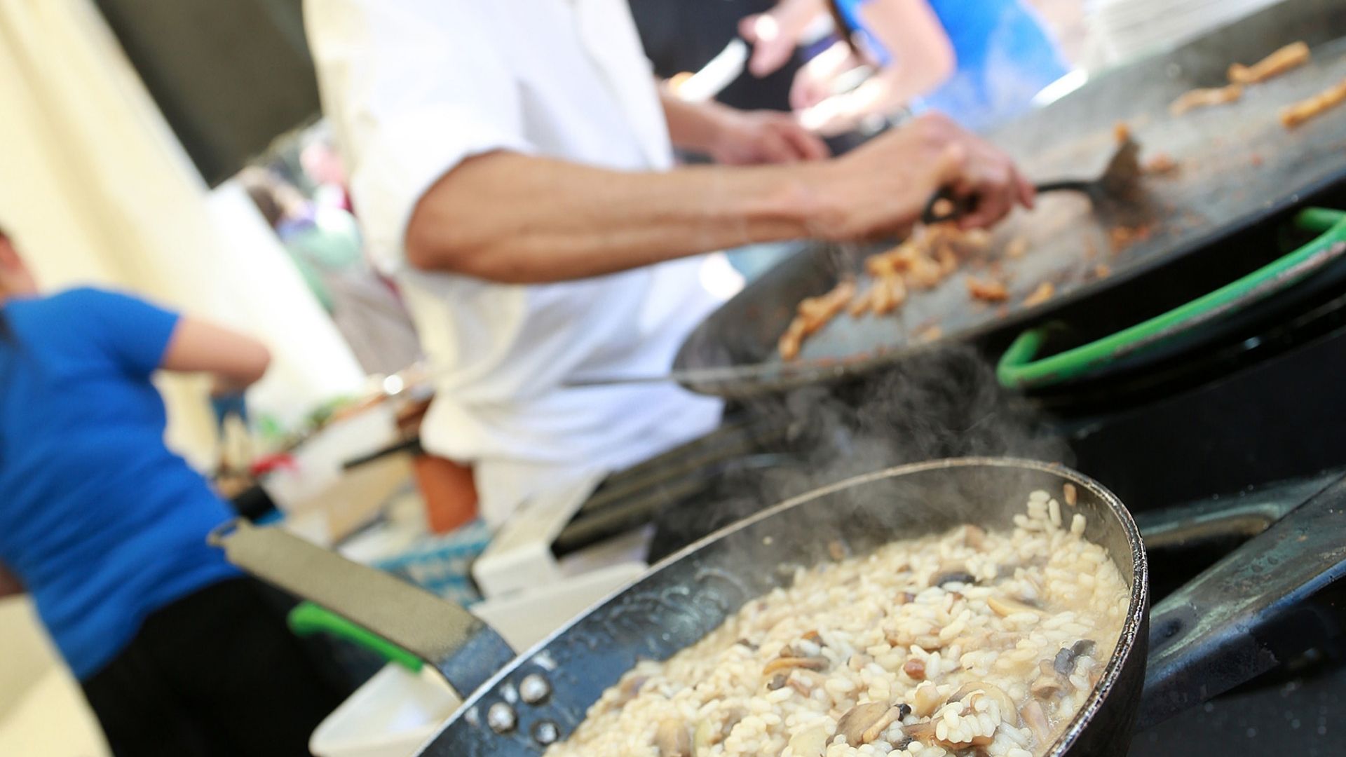 Street food server at Eat Reading